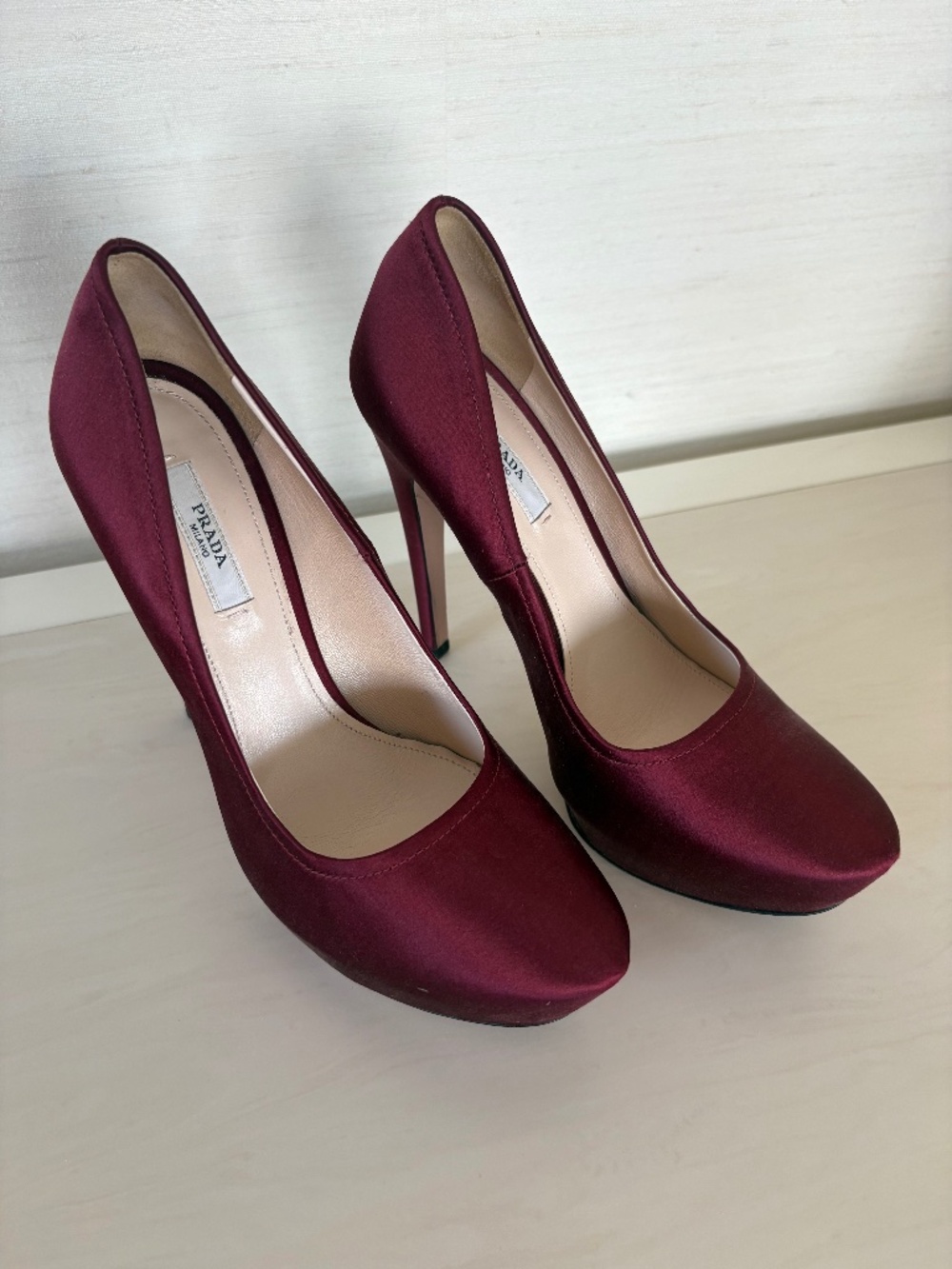 Prada Silk Pumps